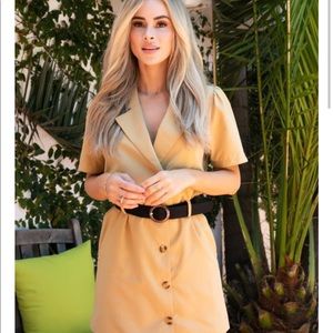 lani the label cruise dress khaki size xs